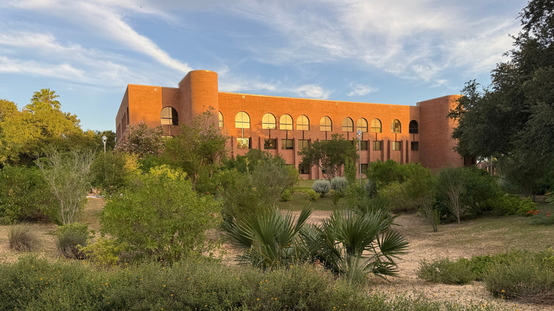 University of Texas Rio Grand Valley building sunset