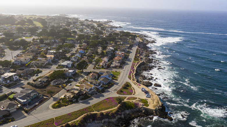 California Coast in Pacific Grove- taken during the late afternoon.