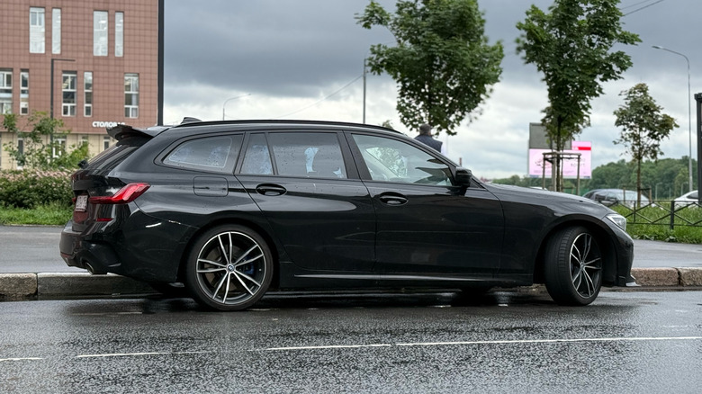 BMW 3 Series on road
