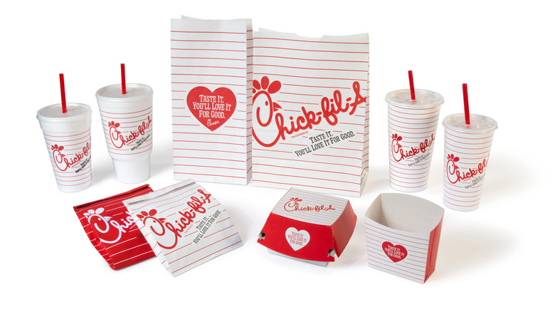 Retro-packaged Chick-Fil-A products