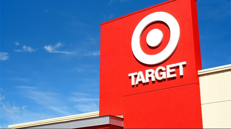 Target store exterior sign