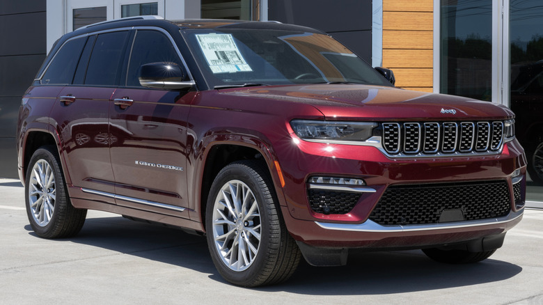 A plug-in hybrid Jeep Grand Cherokee
