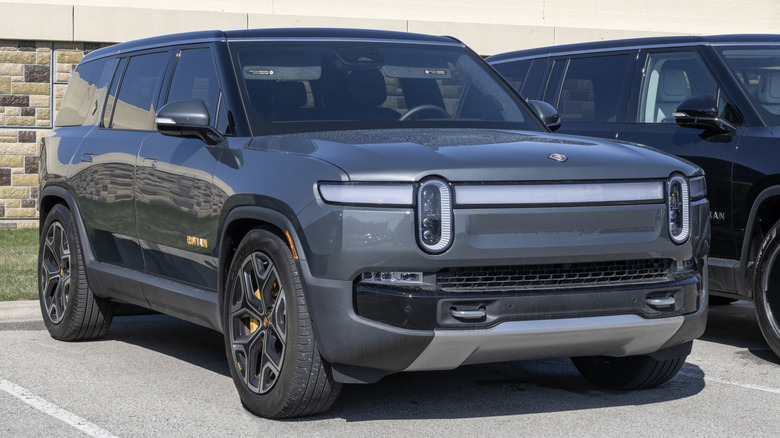Rivian R1S parked outdoors