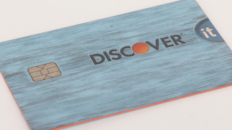 close-up of Discover it Cash Back Credit Card