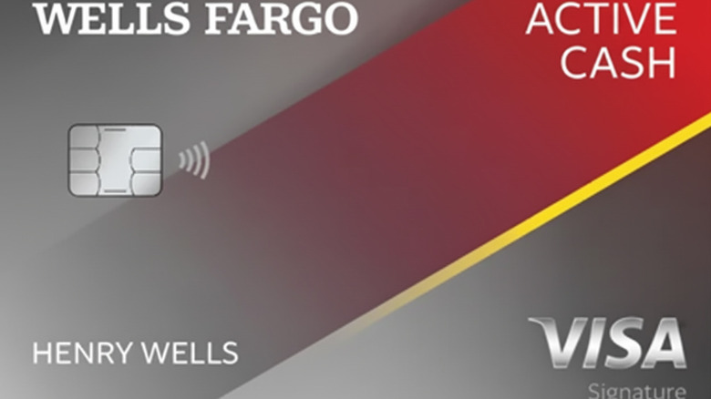 close-up of Wells Fargo Active Cash Card