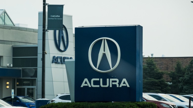 Acura sign