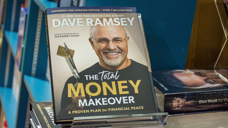Author Dave Ramsey on cover of a book