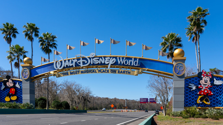 Entrance gate to Walt Disney World