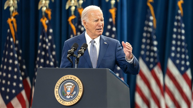 President Joe Biden speaking