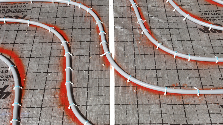 underfloor heating cables
