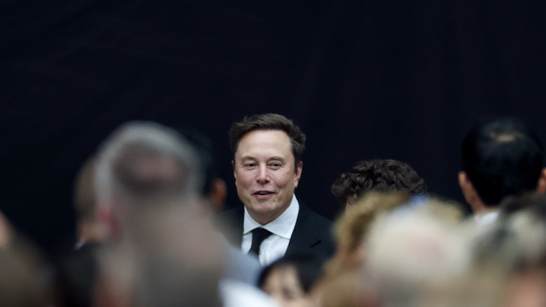 Elon Musk at an event