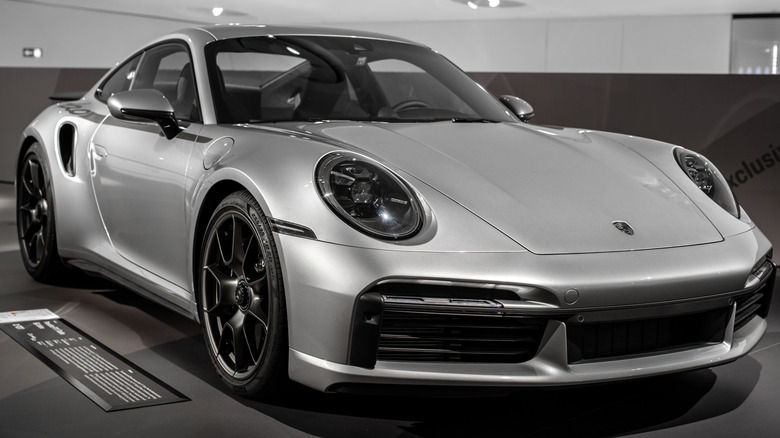 Porsche 911 in show room