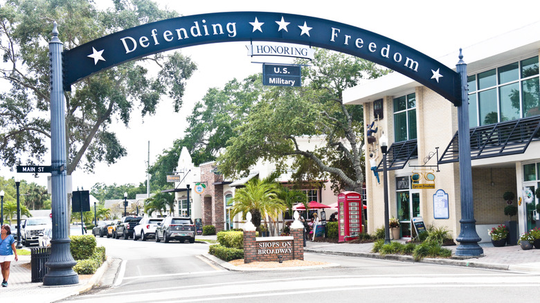 Broadway avenue in downtown Dunedin