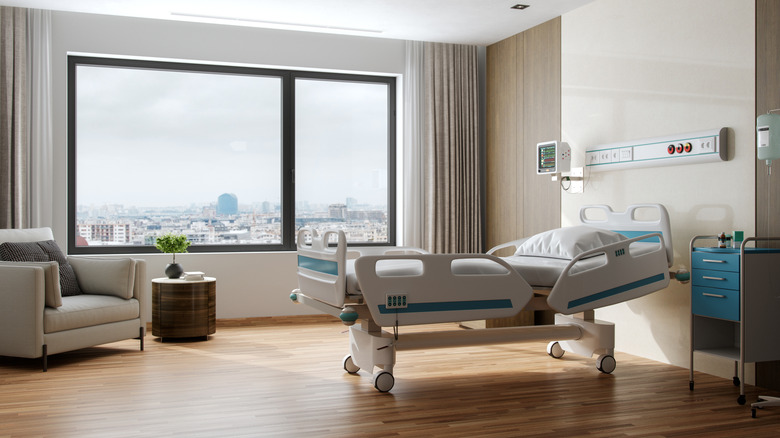 Private room in a hospital