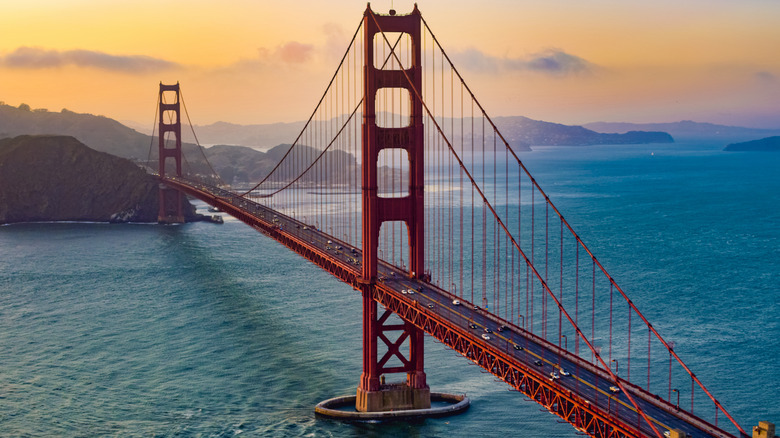 the Golden Gate Bridge