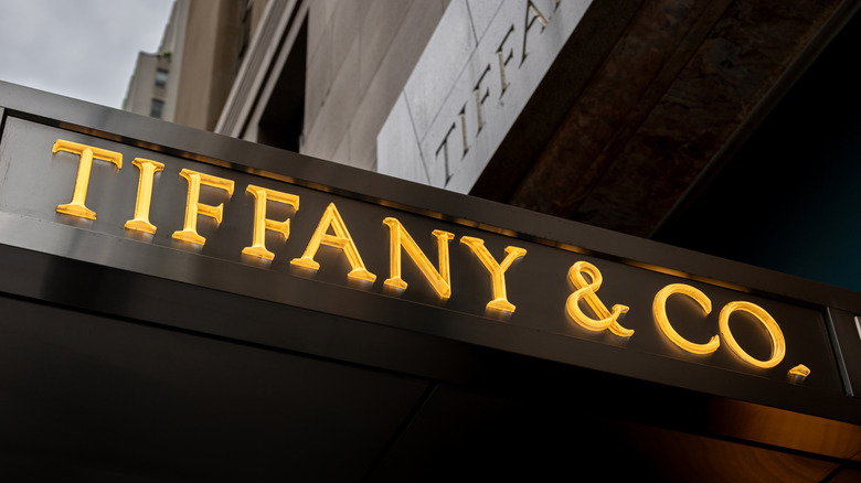 Tiffany & Co. sign