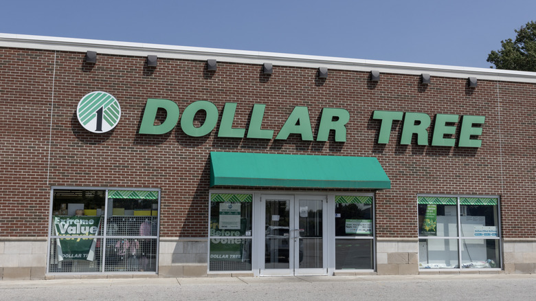 The entrance to a Dollar Tree retail store in Indianapolis