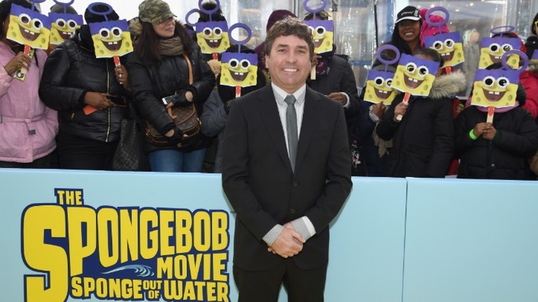 SpongeBob SquarePants creator Stephen Hillenburg at the global premiere of The SpongeBobe