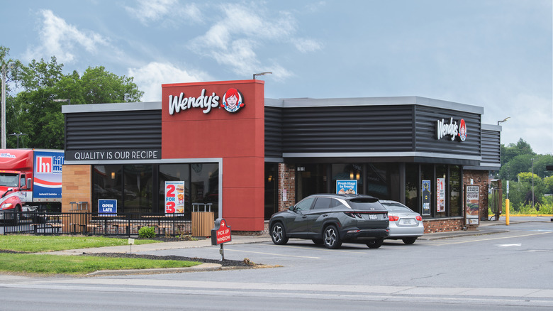 A Wendy's restaurant in New York State