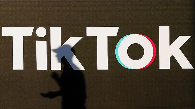 TikTok logo display on screen