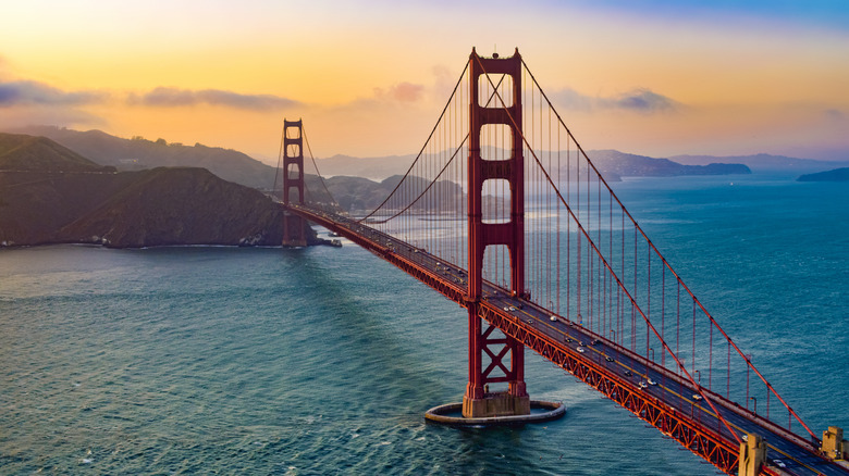 the Golden Gate Bridge