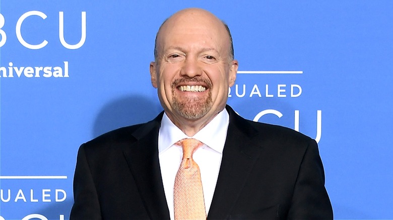 Jim Cramer smiling at event