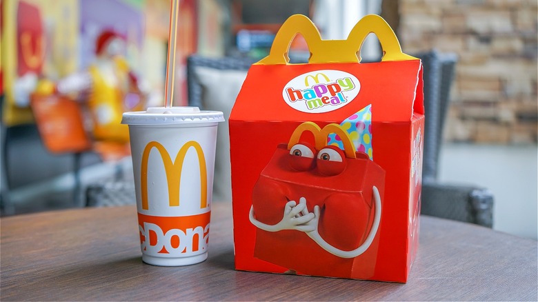 McDonald's Happy Meal and drink