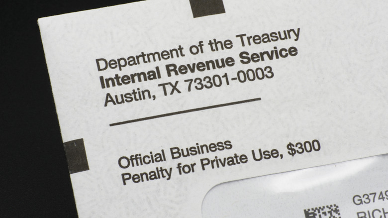 Letter from IRS
