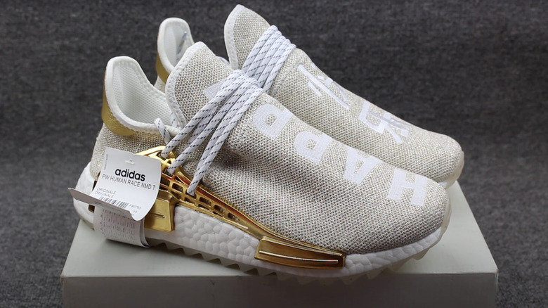 Adidas Pharrell Happy Gold shoes