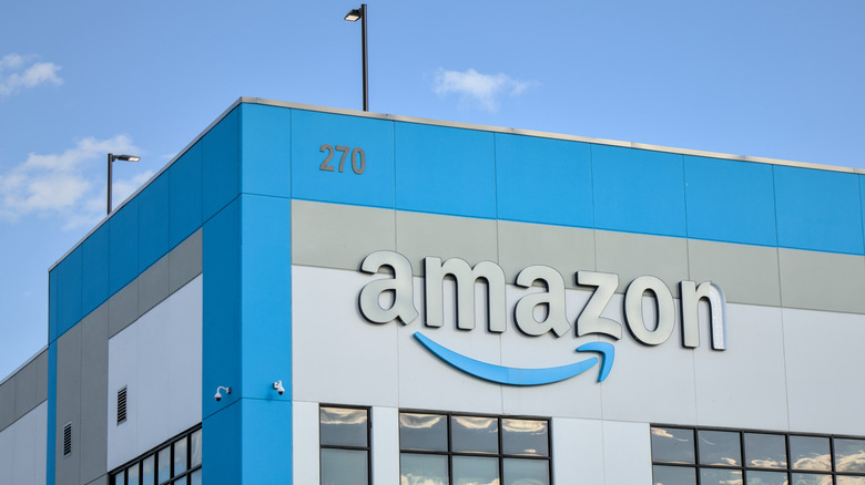 An Amazon warehouse in New York.