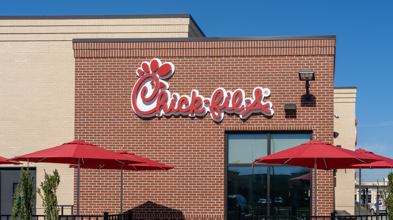 Chick-fil-A restaurant in Pearland, Texas, USA