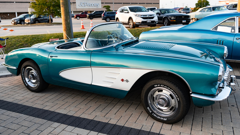 Blue 1958 Chevrolet Corvette C1