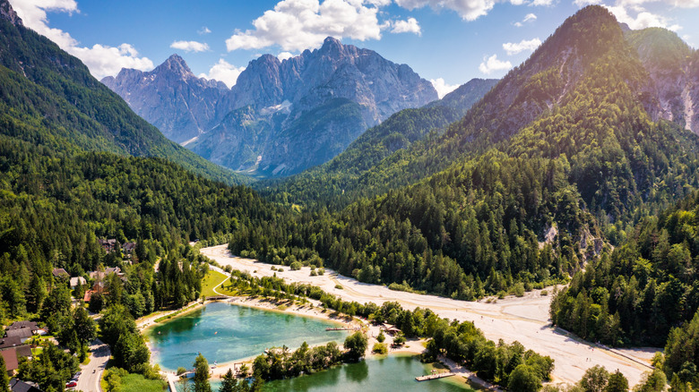 nature scenery in Slovenian Alps