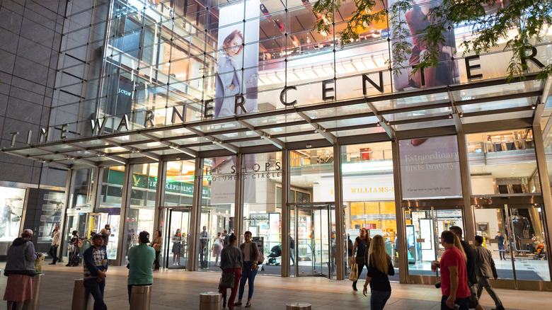 Exterior of Time Warner Center shopping mall