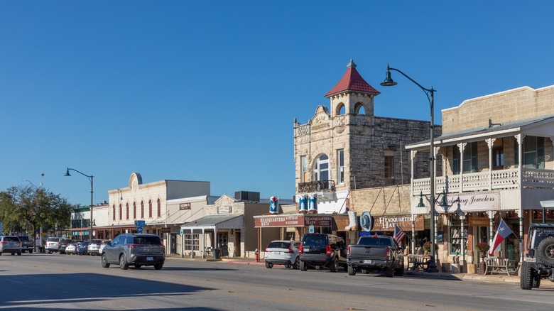 Fredericksburg main street.