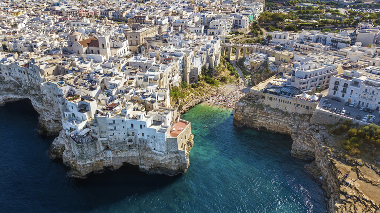 Polignano a Mare beach.