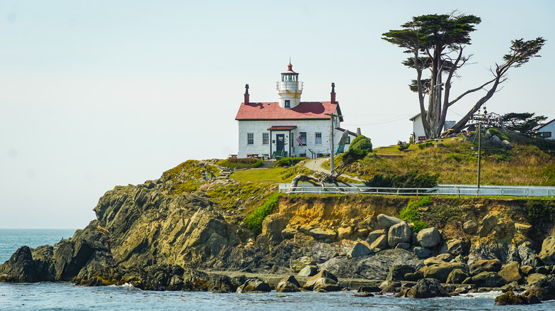 A Light house in Cresent City