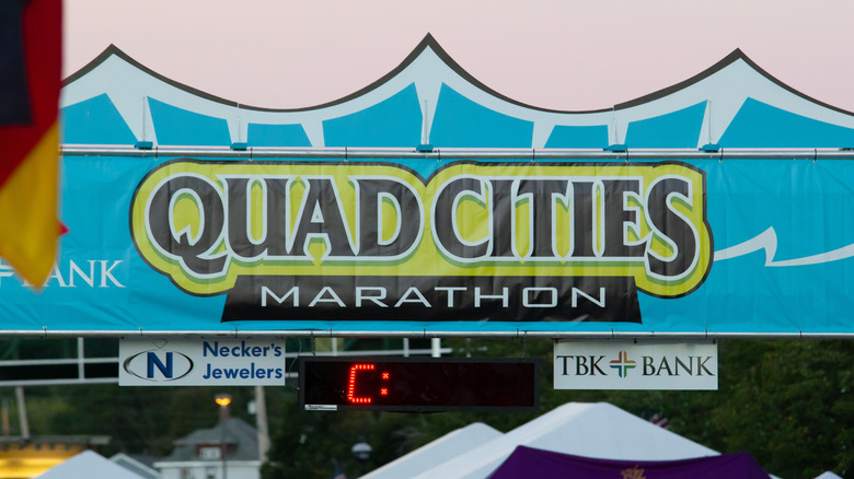 Quad Cities marathon banner