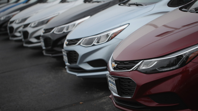 Chevrolet Cruze cars are offered for sale at Jack Phelan Chevrolet on October 25, 2016