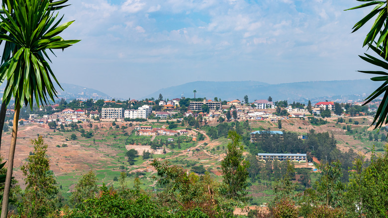 This is a photo of Kigali, the capital of Rwanda