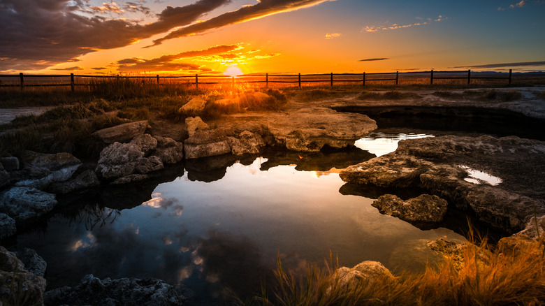 Meadow Hot Springs in Utah.