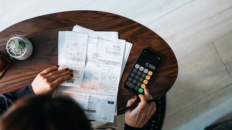 calculating budgetary figures