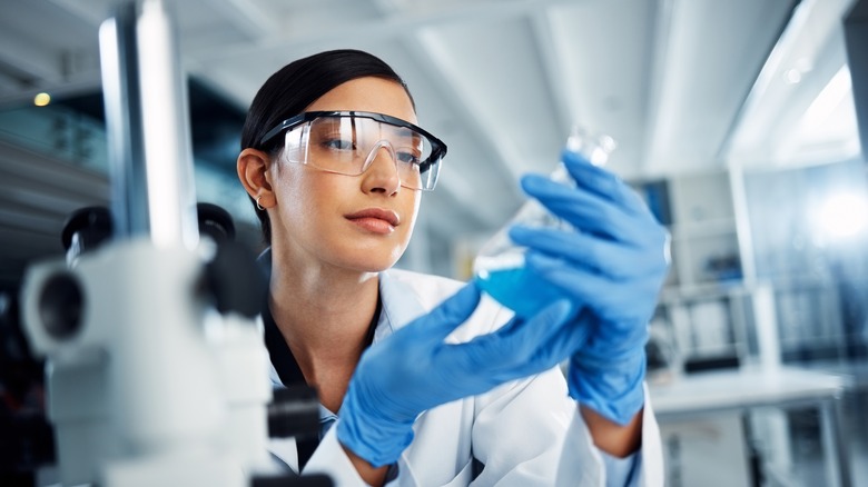 a scientist doing research