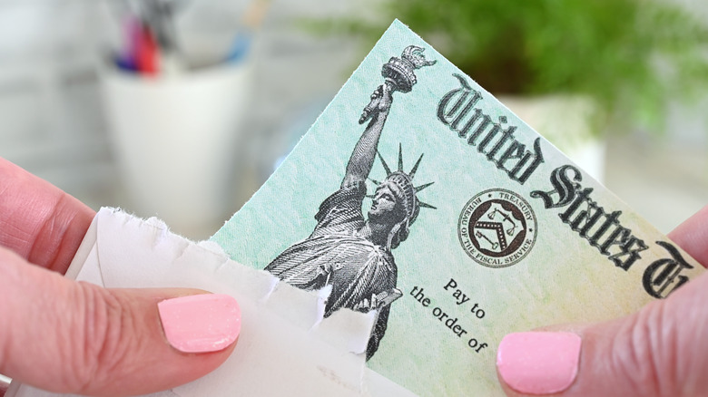 opening a social security check