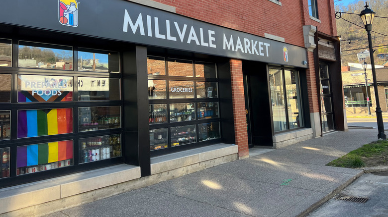The Millvale Market storefront in Millvale, PA