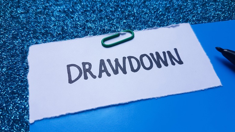 drawdown note on folder