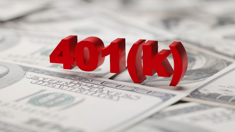 401(k) over $100 bills