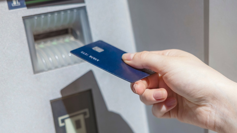 using credit card in an ATM