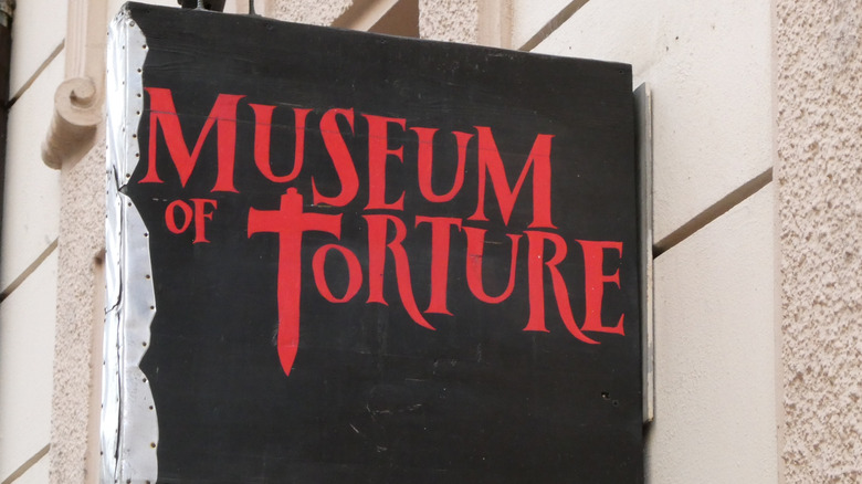 Prague, Prague Czech Republic - December 10, 2024: museum Torture"