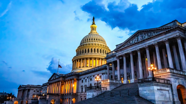 National Capitol light up with lights